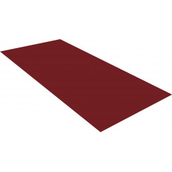 Плоский лист 0,5 Satin с пленкой RAL 3005 красное вино
